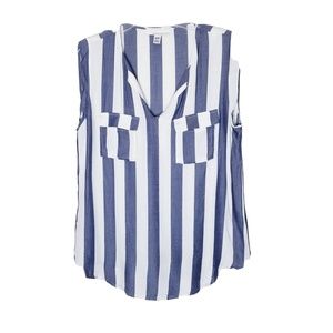 Fourteenth Place Striped Shirt Women Size Medium